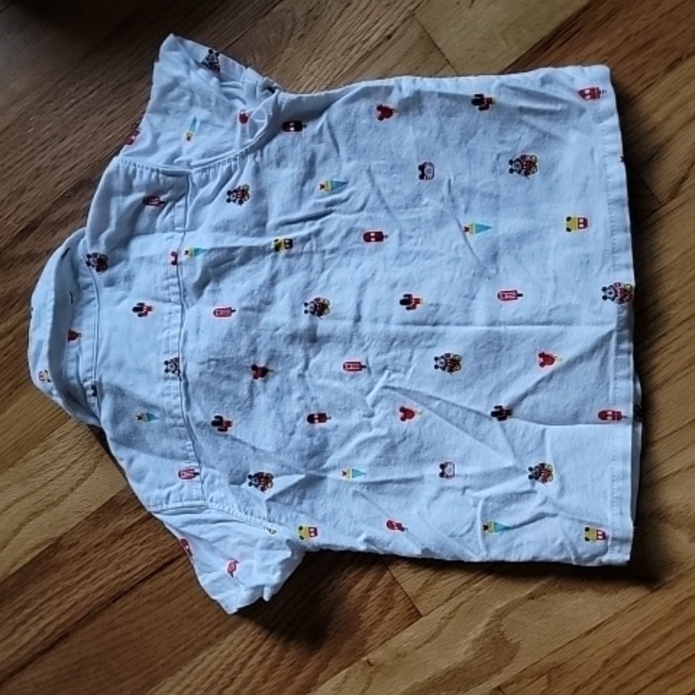 Disney Mickey Mouse Button-Down Shirt — 9-12 months - Picture 2 of 5